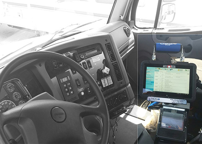 MOGO Metering System in truck